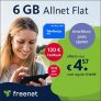 120 Euro Cashback: 6 GB LTE Telefónica Allnet- Flat für nur 4,57 Euro bei freenet