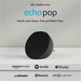 Echo Pop in vier verschiedenen Farben (Kompakter und smarter Bluetooth-Lautsprecher)