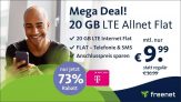 Nur 9,99 Euro: Tiefpreis für 20 GB-Allnet-Flat im Telekom-Netz!
