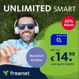 Top-Seller bei freenet: Bestpreis für Unlimited Smart im Telefónica-Netz!