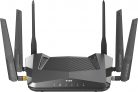 D-Link DIR-X5460 AX5400 EXO WI-Fi 6 Router (2,4 & 5 GHz, 5.400 Mbit/s, 802.11a/b/g/n/ac/ax, OFDMA, MU-MIMO, schwarz)