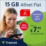 75% Rabatt zum Prime Day: 15 GB Vodafone Allnet Flat für 7,99€ bei freenet