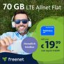 freenet: 70 GB LTE Allnet-Flat auf Lebenszeit für 19,99 Euro